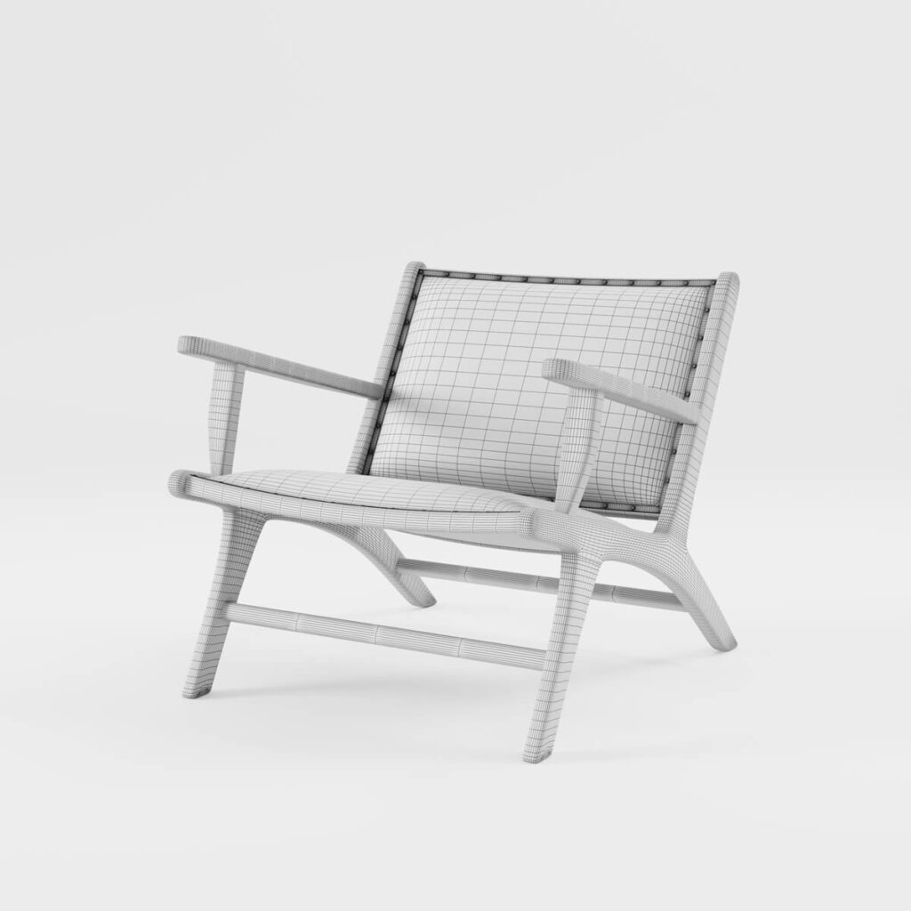 Armchair Low Poly